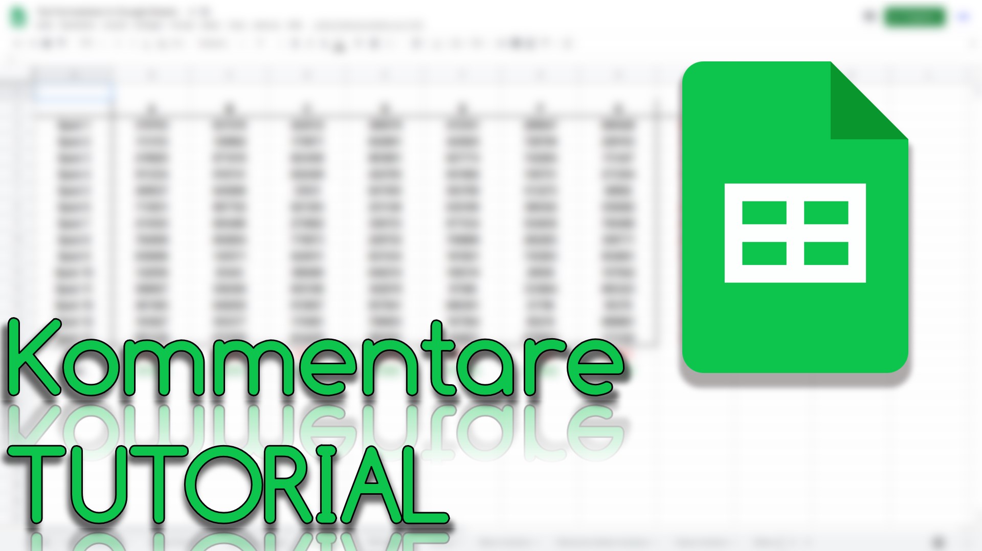 Kommentare in Google Sheets (Video Thumbnail!)