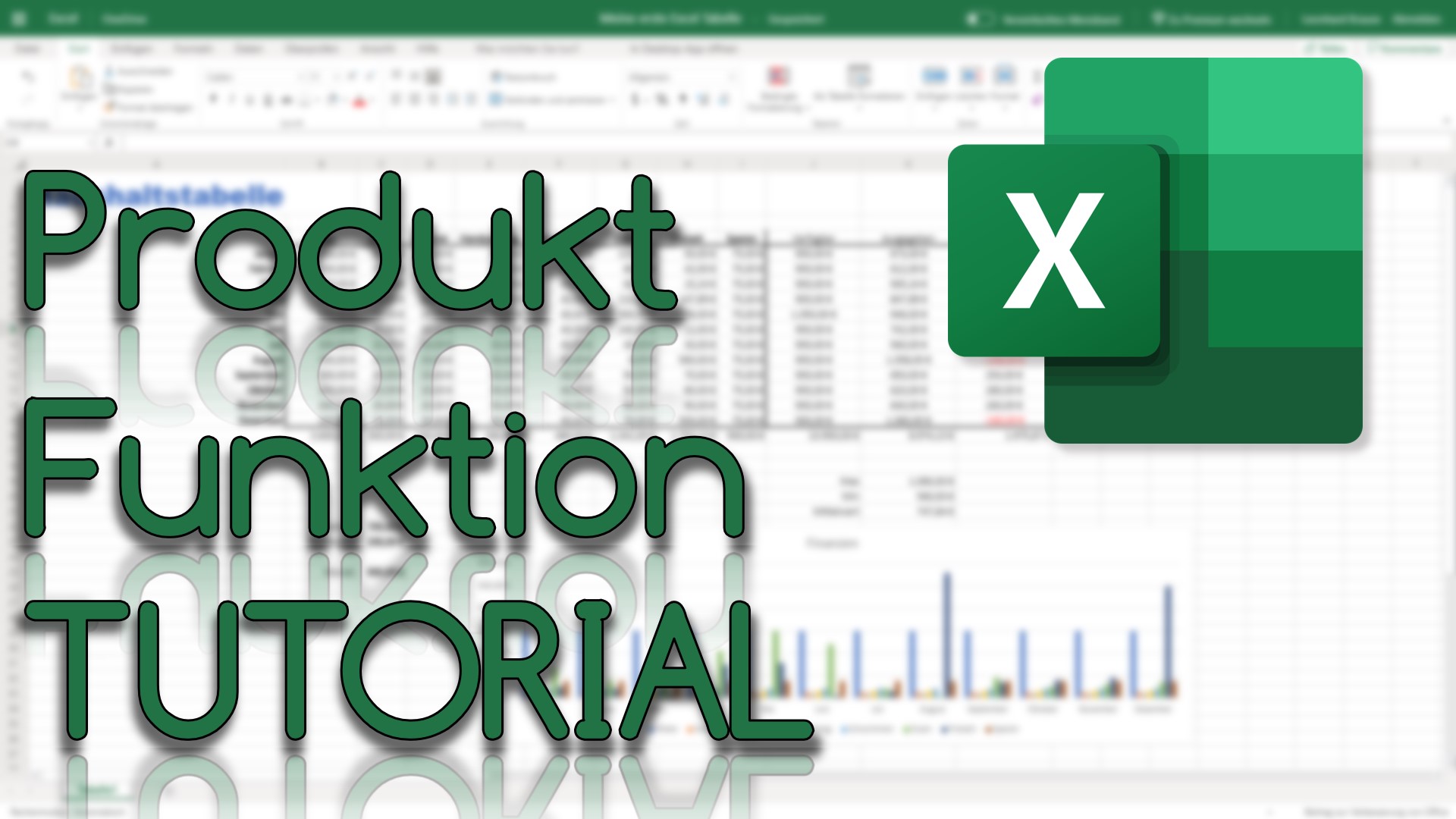 Produkt Funktion in Excel Online (Video Thumbnail!)