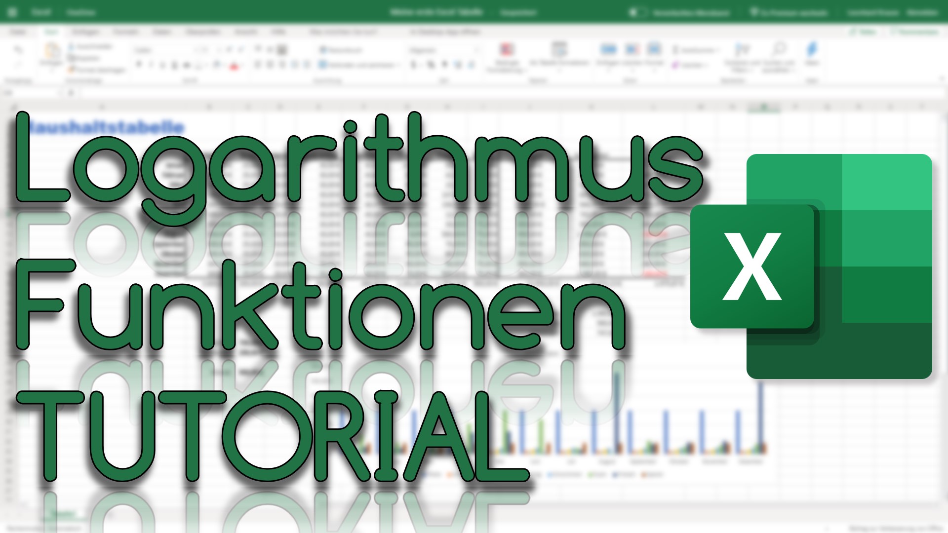 Logarithmus Funktion in Excel Online (Video Thumbnail!)