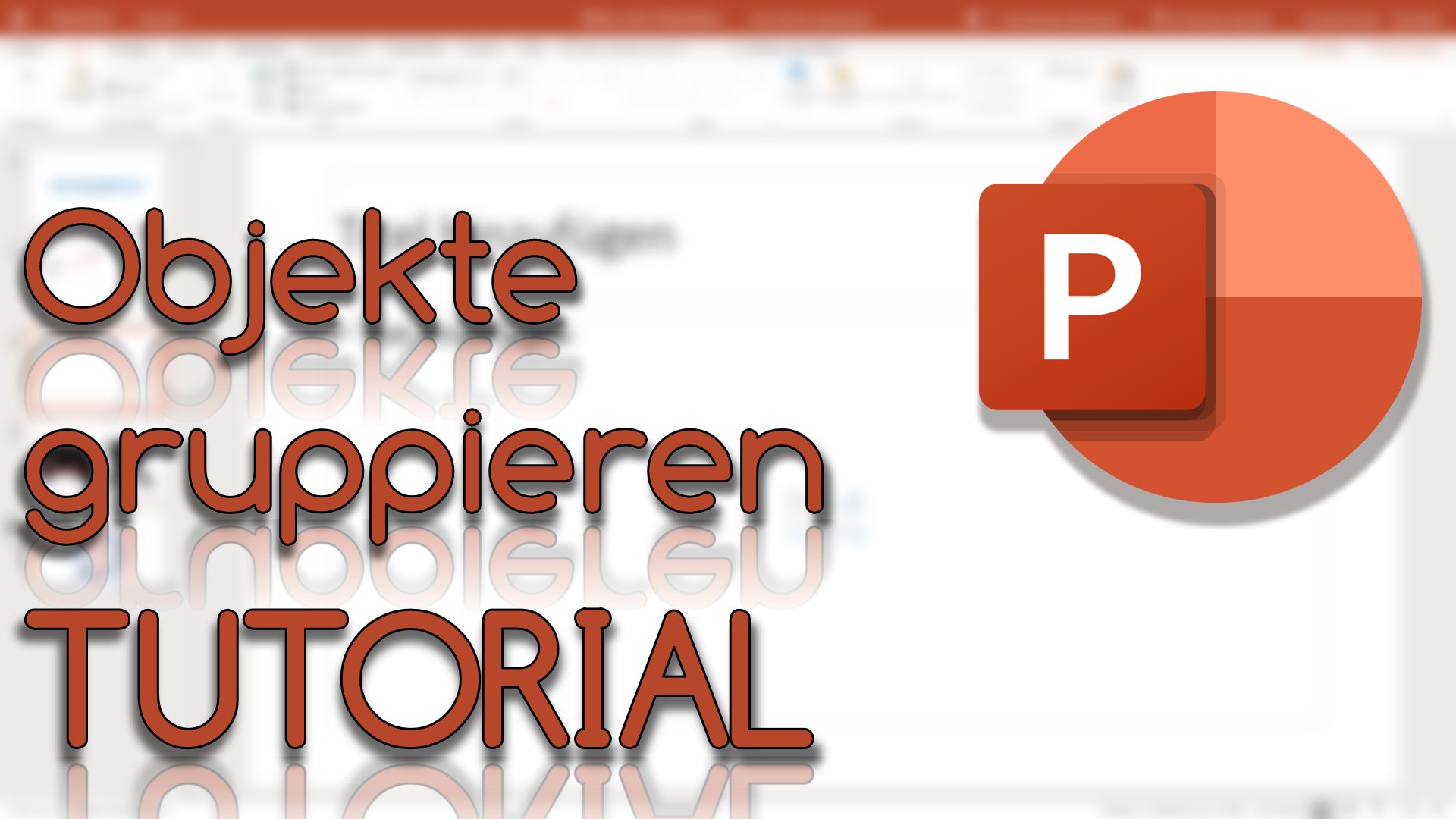 Objekte gruppieren in Power Point Online (Video Thumbnail!)