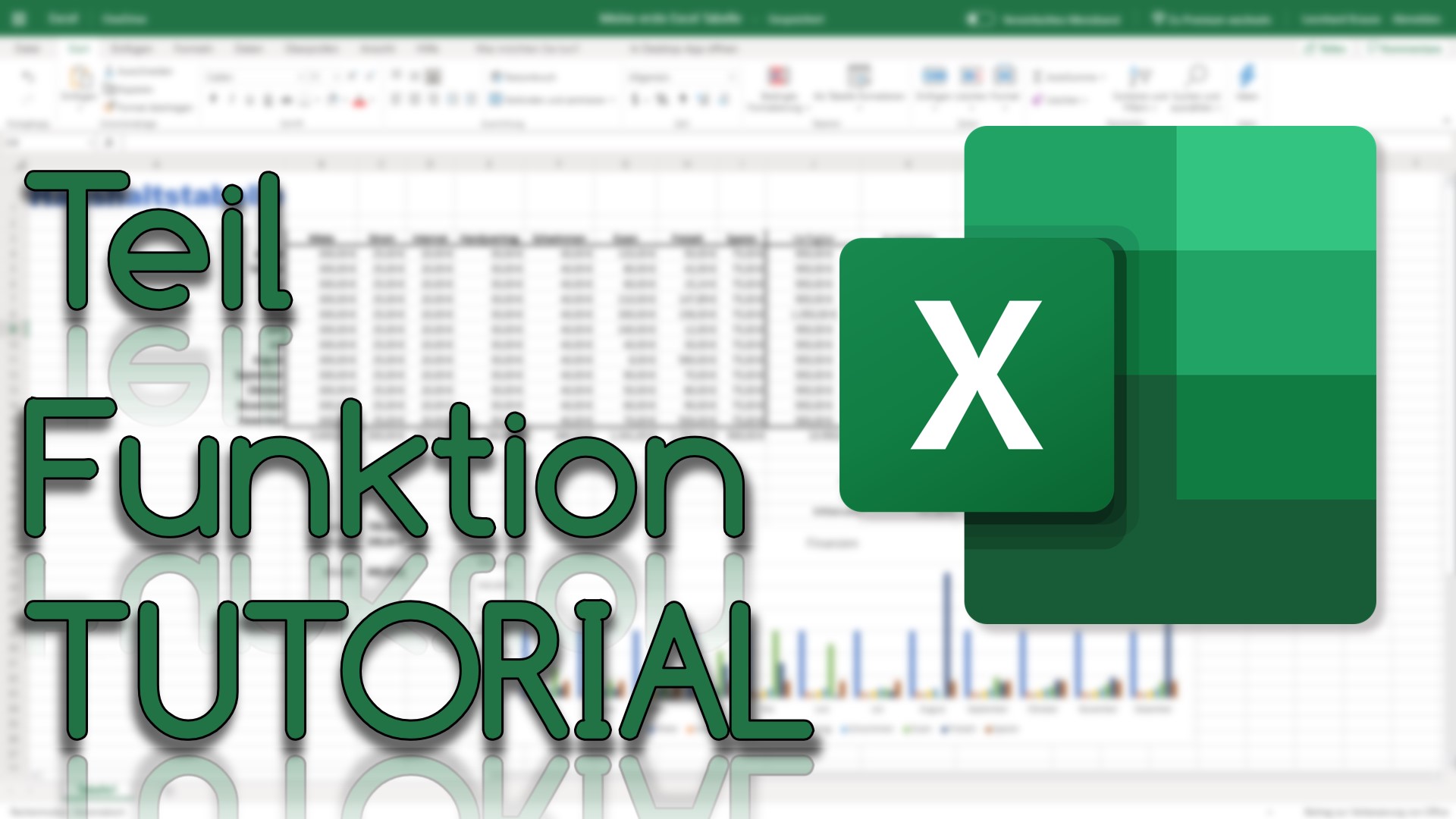 Teil Funktion in Excel Online (Video Thumbnail!)