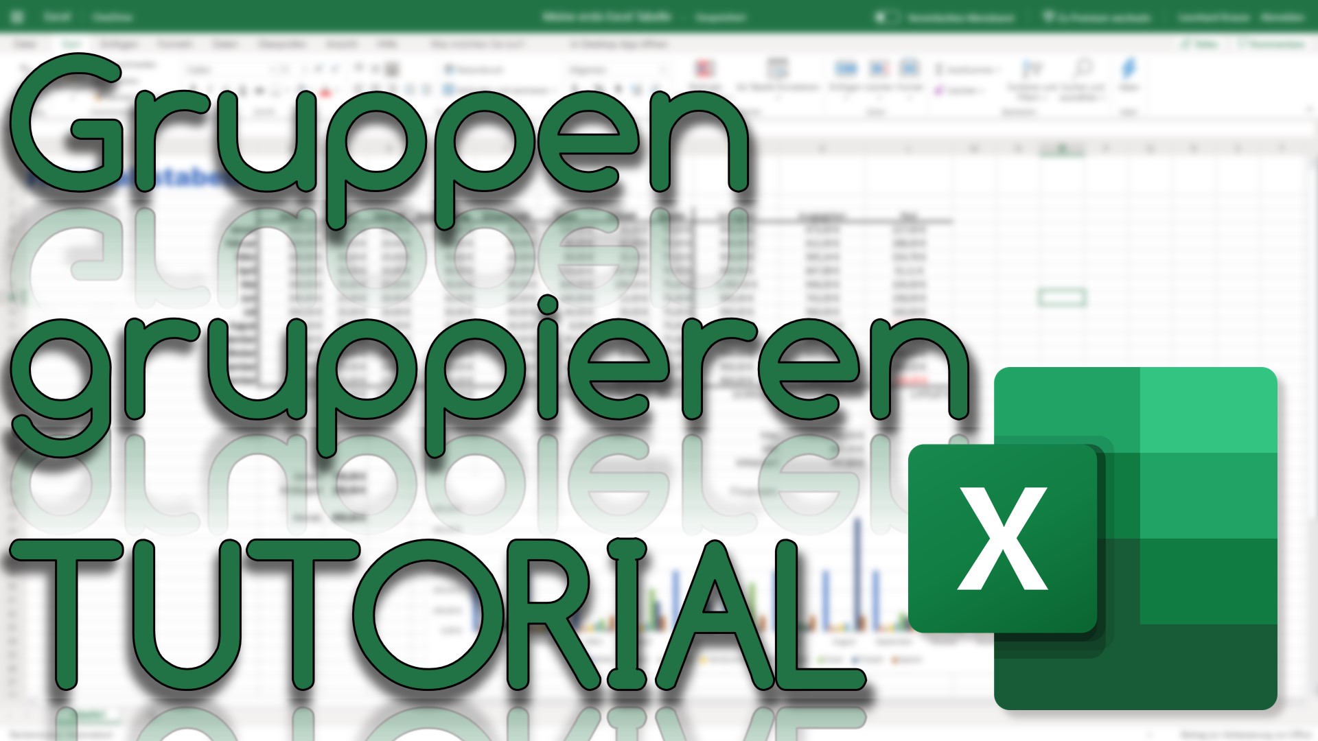 Gruppen gruppieren in Excel Online (Video Thumbnail!)